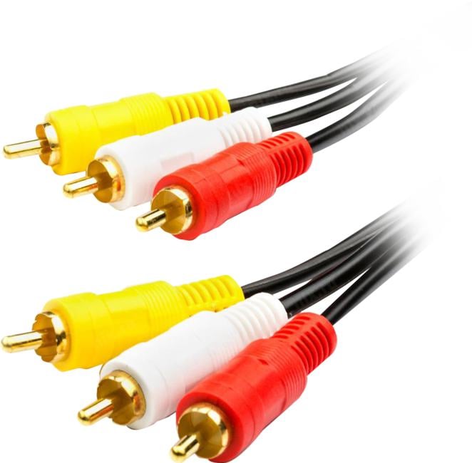 Кабель Audio-Video ATCOM AT7267 1.2 m (3RCA(m), пакет)