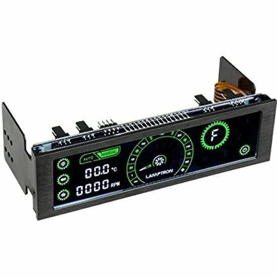 LAMP-CM430BG Панель управления Lamptron CM430, сенсорная, 30Вт/канал х4, PWM, черная,  зеленая подсветка дисплея