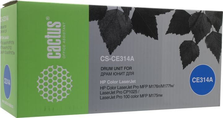 Фотобарабан Cactus CS-CE314A для  HP  LJ  Pro M176/M177/M175/CP1025