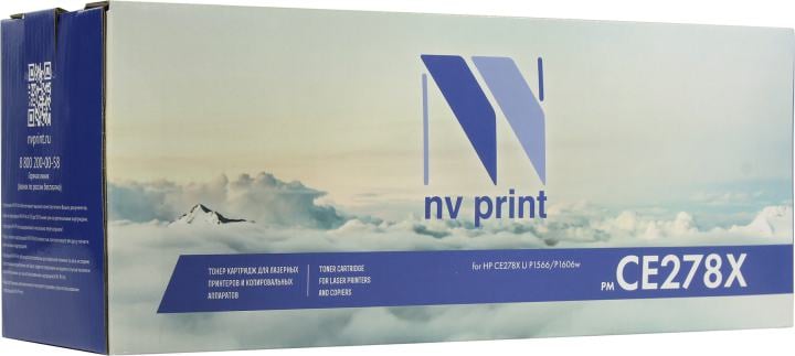 Картридж NV-Print аналог CE278X для HP LaserJet P1566/P1606