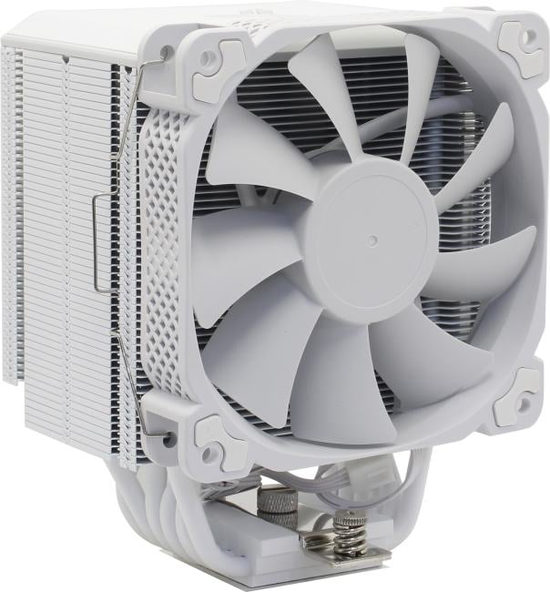 JONSBO <HX6240 White> Cooler (4пин, 115X/1200/1700/2011/AM4,  37.6дБ, 700-1800об/мин, Al+тепл.труб)
