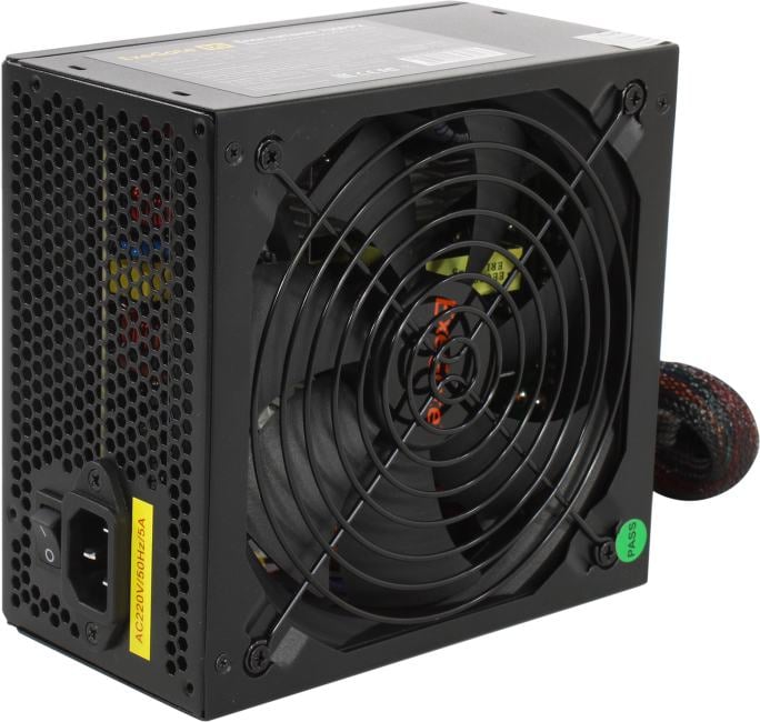 Exegate EX220362RUS-S Блок питания 700PPX RTL, ATX, SC, black, APFC,14cm,24p+(4+4)p, PCI-E, 5*SATA, 4*IDE, FDD + кабель 220V с защитой от выдергивания