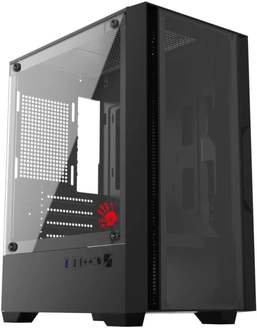 Minitower Bloody <CC-123-BK>  MicroATX без БП