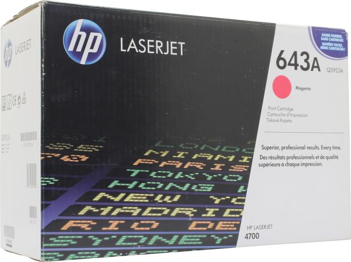 Картридж HP Q5953A(C) (№643A) Magenta для HP COLOR  LJ 4700 серии