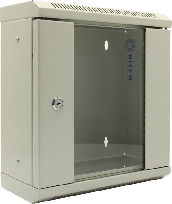 5bites <TC3104-06G> Шкаф настенный телекоммуникационный 10",  серый 6U 312x150