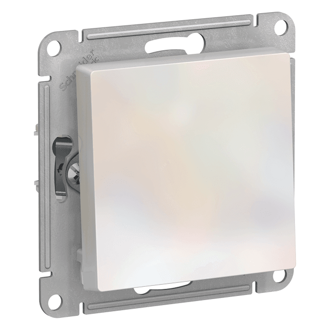 Schneider Electric ATN000411 ATLASDESIGN 1-клавишный ВЫКЛЮЧАТЕЛЬ, сх.1, 10АХ, механизм, ЖЕМЧУГ