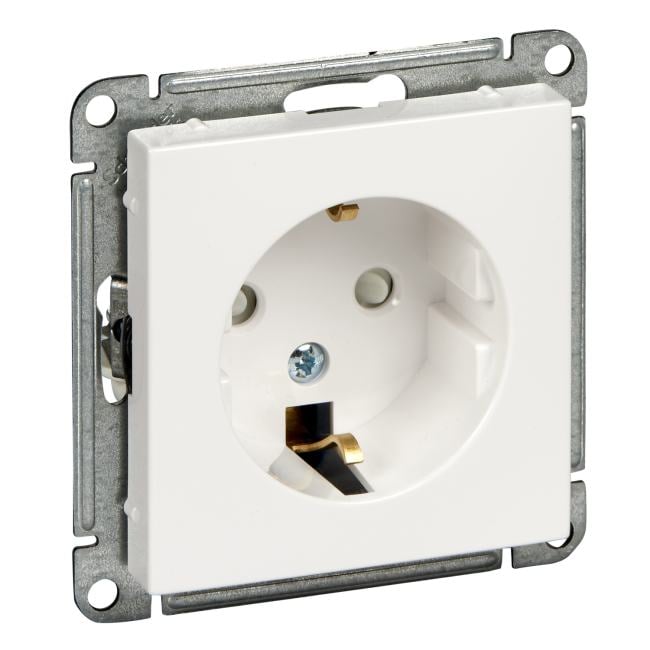 Schneider Electric W59 <RS16-152-1-86>  Розетка  (2К+З,  внутр., белая)