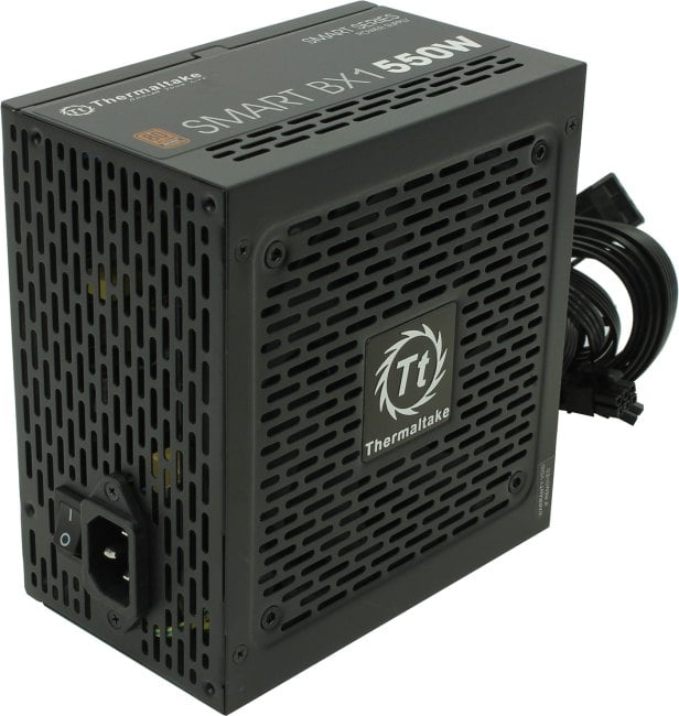 Блок питания Thermaltake Smart BX1 550W (PS-SPD-0550NNSABE-1) v2.3, A.PFC, 80 Plus , Fan 12 cm, Retail v2.3, A.PFC, 80 Plus , Fan 12 cm, Retail