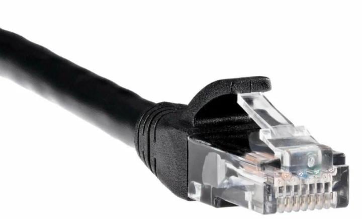 Патч-корд UTP кат.5e, 0.5м, RJ45, черный, Aopen (ANP511_0.5M_BK)