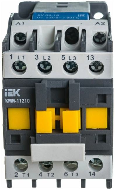 Контактор IEK KKM11-012-110-10 КМИ-11210 12А 110В/АС3 1НО