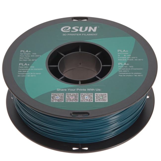Катушка PLA+ пластика ESUN 1.75 мм 1кг., зеленая (PLA+175G1)