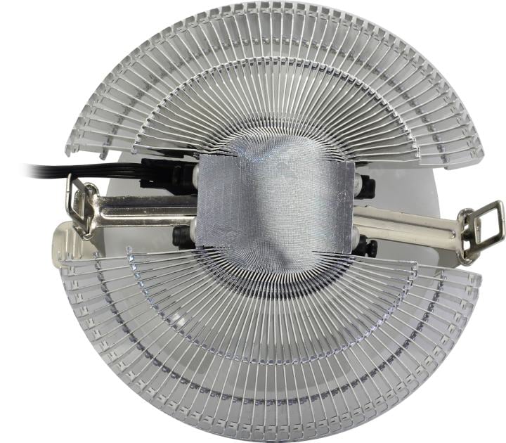 Exegate EX286148RUS Кулер ExeGate Wizard EE91-PWM.BLUE (Al, LGA775/1150/1151/1155/1156/1200/1700/AM2/AM2+/AM3/AM3+/AM4/FM1/FM2/754/939/940, TDP 75W, Fan 90mm, PWM, 800-2400RPM, Hydro bearing, 