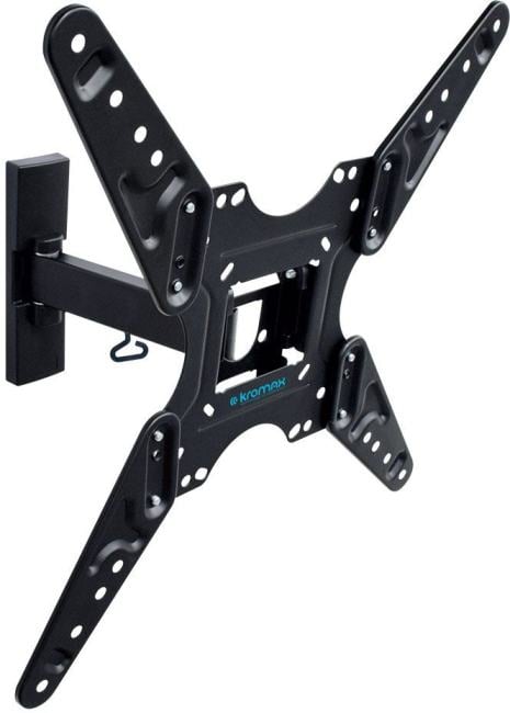 Kromax <OPTIMA-413 Black> Наклонно-поворотный кронштейн (VESA100-400, 20-55", 30кг)