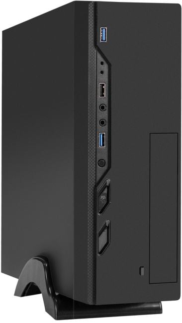 Exegate EX296294RUS Корпус Desktop ExeGate MI-208U2-M300 (mini-ITX/mATX, БП M300 с вент. 8см, 1*USB+2*USB3.0, аудио, черный)
