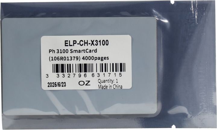 <ELP-CH-X3100> Чип Xerox Phaser  3100  SmartCard  (106R01379) 4K