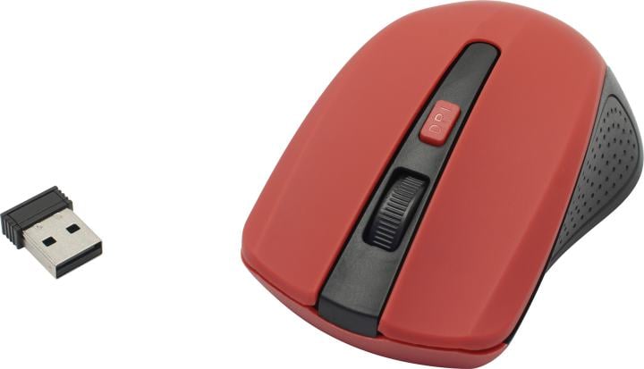 Defender Accura Wireless Optical Mouse <MM-935 Red> (RTL)  USB 3btn+Roll <52937>