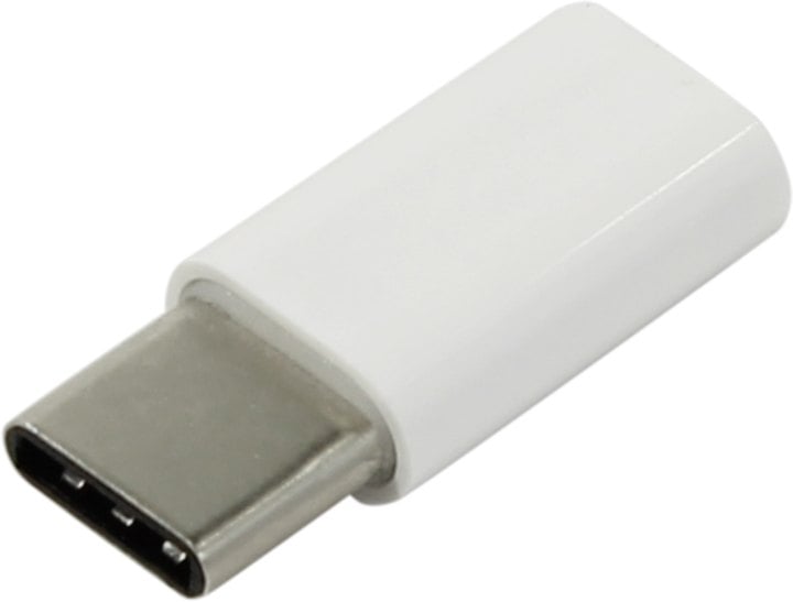 Переходник microUSB  F  -->  USB-C M