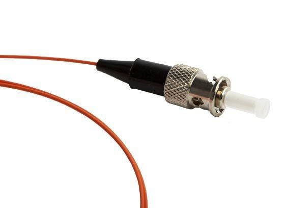 Hyperline <FPT-B9-62-ST/PR-1M-LSZH-OR> Pigtail ВО, ST-PC, MM  62.5/125 (OM1) 1м