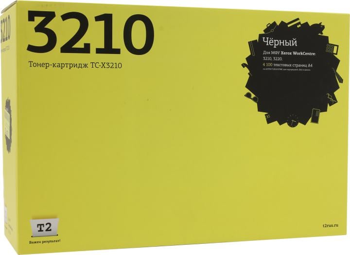 Картридж лазерный T2 106R01487 TC-X3210 106R01487 черный (4100стр.) для Xerox WC 3210/3220