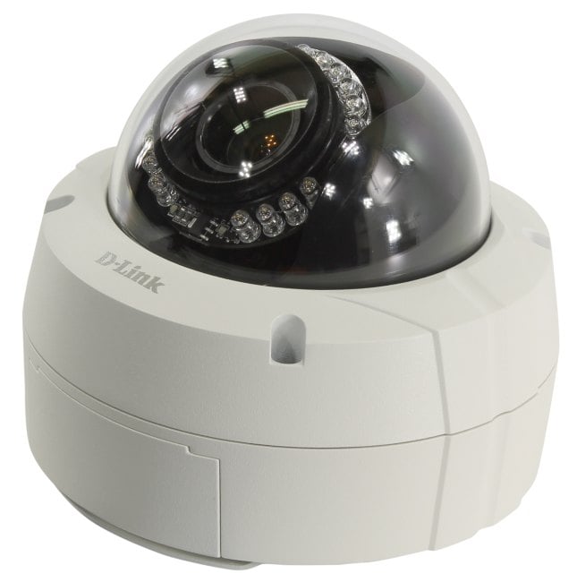 D-Link <DCS-6513 /A1A> Full HD WDR Day Night Outdoor PoE  Dome Camera (LAN,2048x1536,f=3-9мм,BNC-out,microSD,18LED)