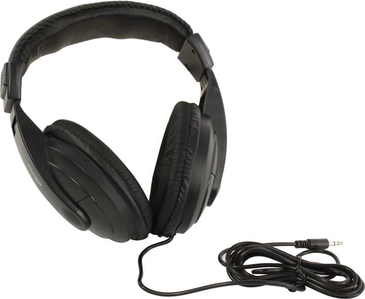 Проводные наушники Ritmix RH-524 черный, накладные, Jack 3.5 мм, складная конструкция