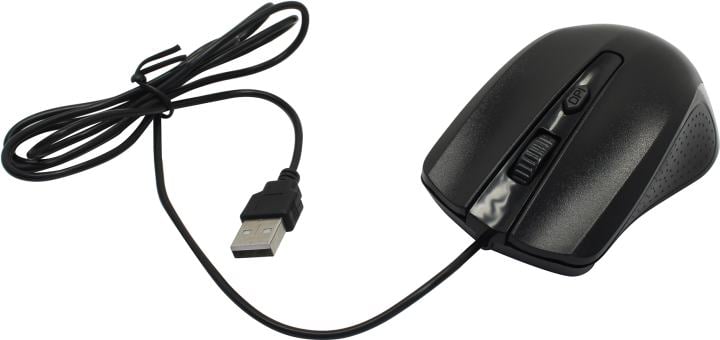SmartBuy One Optical Mouse <SBM-352-K>  (RTL) USB 4btn+Roll