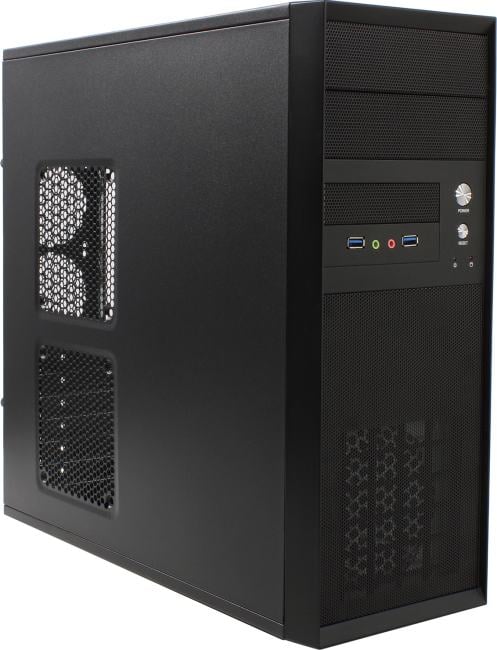 Miditower Chieftec CQ-01B-U3-OP Black ATX  без  БП
