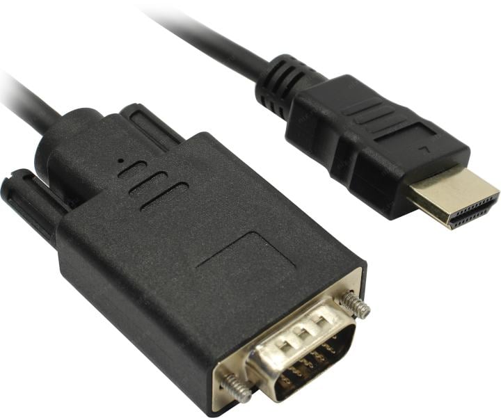 VCOM <CG596-1.8м> Кабель-адаптер  HDMI-->  VGA  (15M) 1.8м
