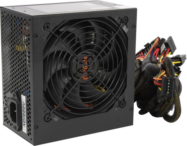 Блок питания ExeGate 600PPH-LT-S+кабель  220V  <EX282044RUS-S>  600W (24+2x4+2x6/8пин)