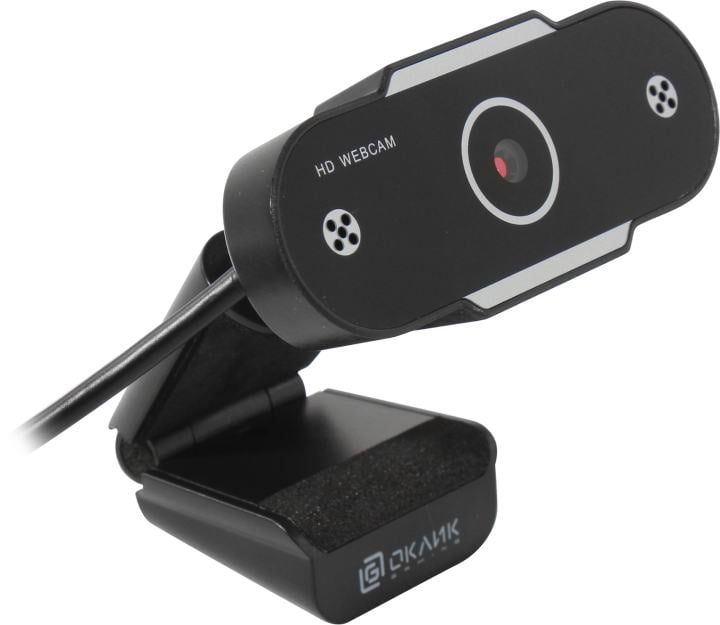 OKLICK <OK-C012HD Black> Web-Camera  (USB2.0,  1280x720,  микрофон) <1455503>