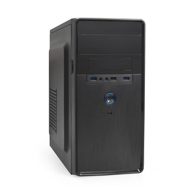 Exegate EX299299RUS Корпус Minitower ExeGate BA-309U2-UNS500 (mATX, БП UNS500 с вент. 12см, 1*USB+2*USB3.0, HD аудио, черный)