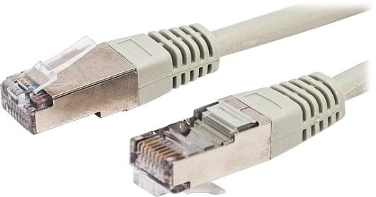 Кабель патч-корд, Filum FL-F5-0.5M F/UTP 5e cat. 0.5м, 26AWG(7x0.16 мм), омедненный алюминий (CCA), PVC, серый