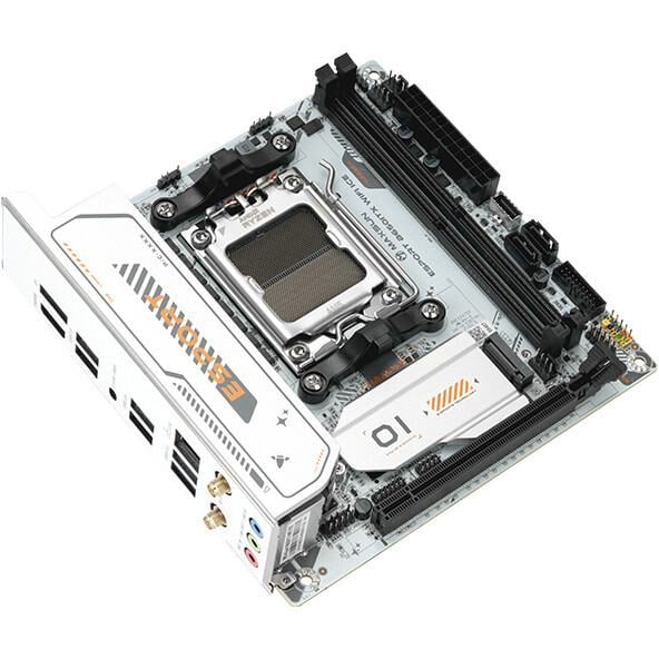 MAXSUN MS-eSport B650ITX WIFI ICE (RTL) AM5 <B650> PCI-E HDMI+DP 2.5GbLAN+WiFi+BT  SATA Mini-ITX 2DDR5