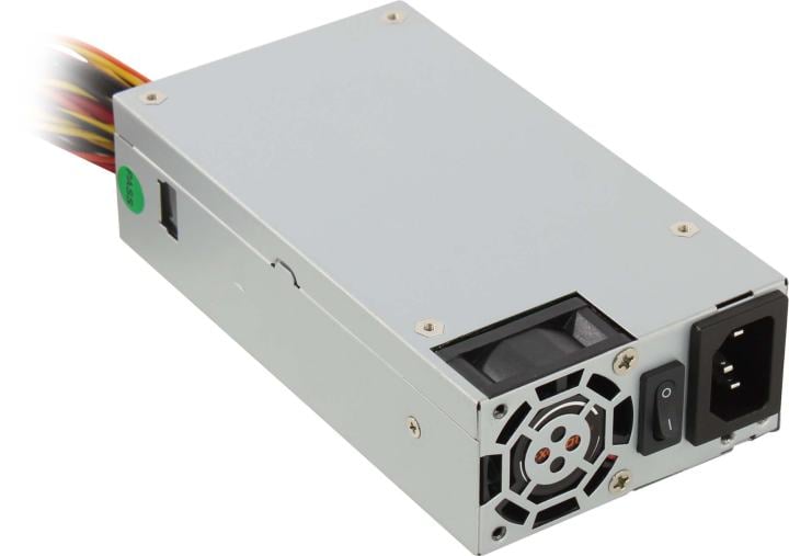 Exegate EX292233RUS Блок питания 400W ExeGate F400AS (Flex ATX, for ITX case, APFC, КПД 80% (80 PLUS), 4cm fan, 24pin, 4pin, 3xSATA, 2xIDE)