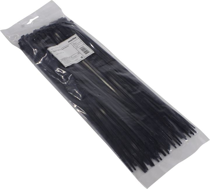 Smartbuy <SBE-CT-48-350-b Black> Стяжка нейлоновая, неоткрыв. 350 мм, уп-ка  100  шт