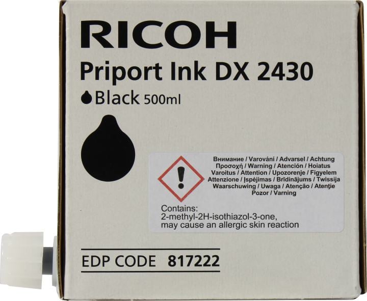 Чернила Ricoh <817222 Black> Priport  Ink  DX  2430 (500мл)