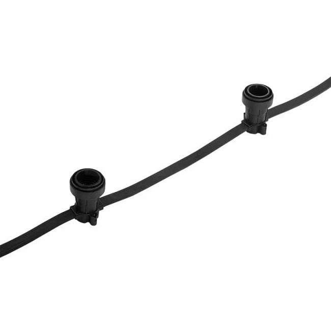 331-212 Гирлянда Belt-Light 2 жилы, 100м, шаг 40см, 225 патронов E27, IP65, черный провод NEON-NIGHT