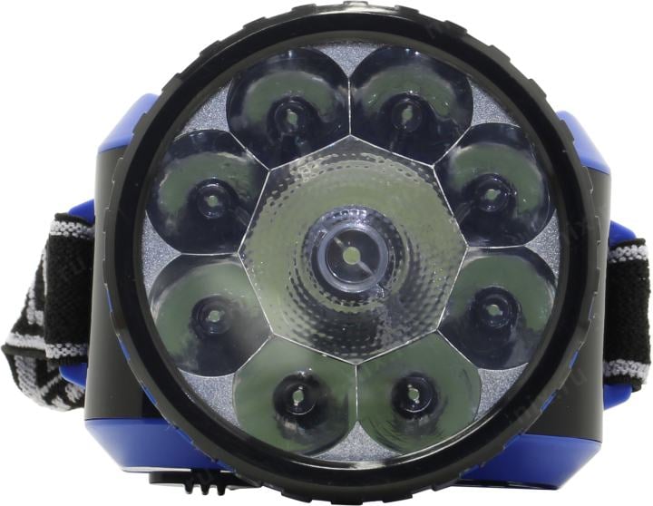 Аккумуляторный светодиодный налобный фонарь Smartbuy SBF-25-B 1ВТ + 8 LED синий