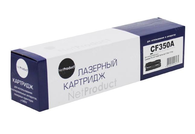 Тонер-картридж NetProduct N-CF350A, для HP CLJ Pro MFP M176N, Bk, 1,3K