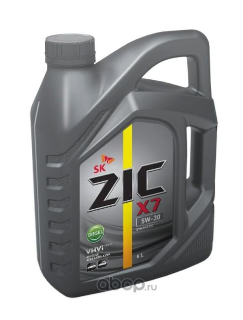 ZIC 172610 Масло моторное ZIC X7 Diesel 5W30 синтетическое 6 л Масло  моторное  синтетическое