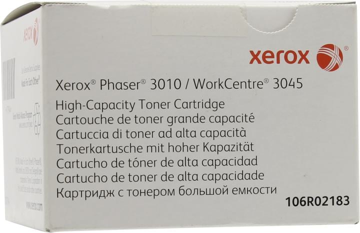 106R02183 Тонер-картридж Xerox для Phaser 3010, 3040 WorkCentr 3045 черный (2 300 стр.)