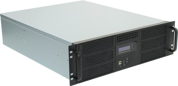 Server Case 3U Procase <GE301-B-0> Black E-ATX без БП,  с  дверцей