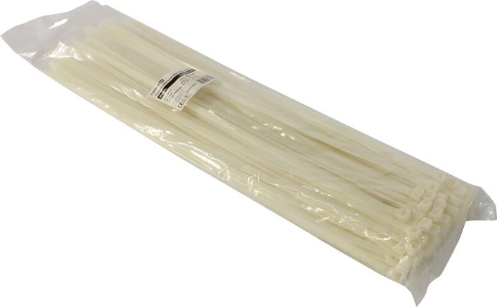 Exegate <CV66-500x7.5W> Стяжка нейлоновая, неоткрыв. белая, 500мм,  уп-ка  100  шт <EX293139RUS>