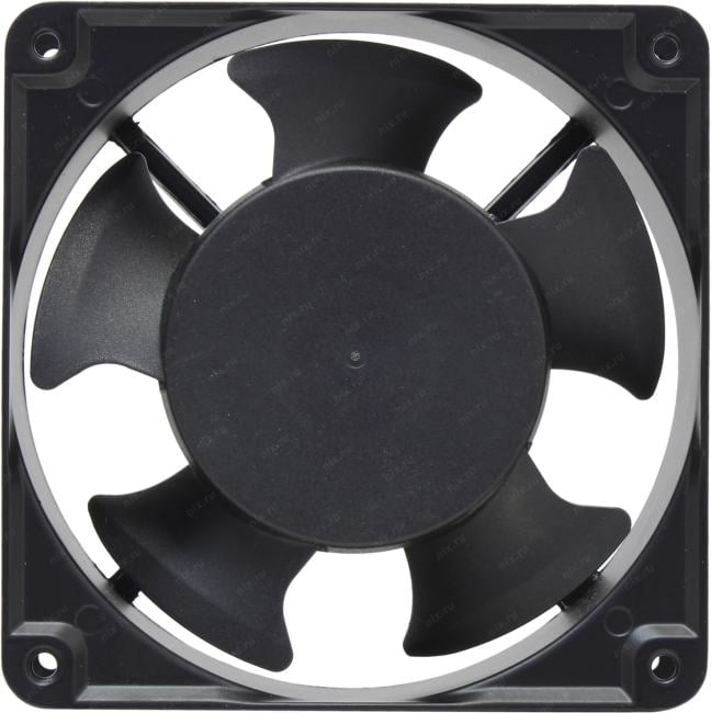 Exegate EX289019RUS Вентилятор 220В ExeGate EX12038BAT (120x120x38 мм, 2-Ball (двойной шарикоподшипник), клеммы, 2700RPM, 43dBA)