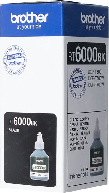Чернильница Brother BT6000BK  Black  для  Brother DCP-T300/T500W/T700W
