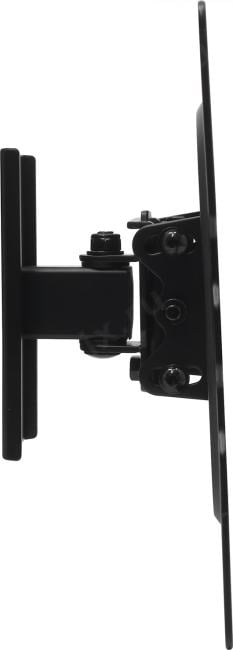 Kromax DIX-16 black, Кр. стал. наст. для TV 22"-55", max 30 кг, 3 ст св., нак. ±15°, пов. ±20°, от ст. 92 мм, max VESA 400x400 мм.