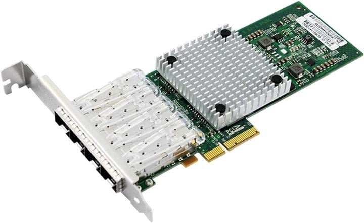 LR-LINK <LREC9714HF-4SFP> Quas-port 1G SFP Ethernet Network  Adapter  PCI-Ex4  (4SFP 1Gbps)