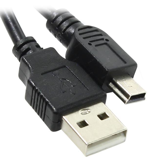 Exegate EX205300RUS Кабель USB 2.0 A-->mini-B 5P 0.5м Exegate