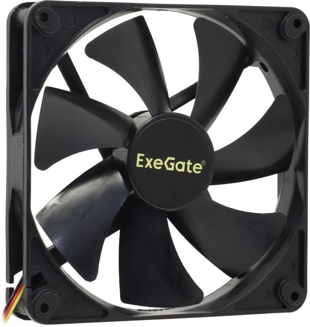 Exegate EX288928RUS Вентилятор ExeGate ExtraSilent ES14025B3P (140x140x25 мм, 2-Ball (двойной шарикоподшипник), 3pin, 1300RPM, 24dBA)