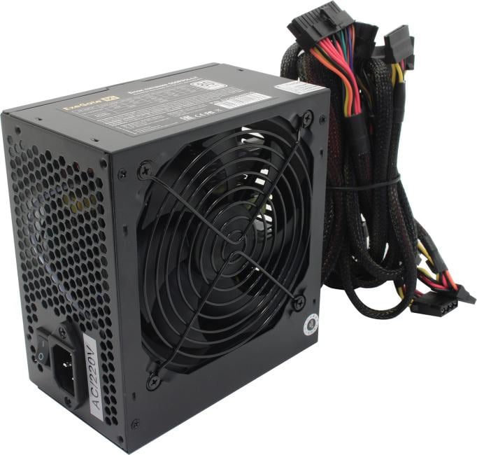 Блок питания ExeGate 650PPH-LT-S+кабель 220V  <EX282046RUS-S> 650W (24+2x4+2x6/8пин)